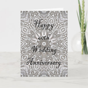 Tarjeta de 60º Aniversario de Boda