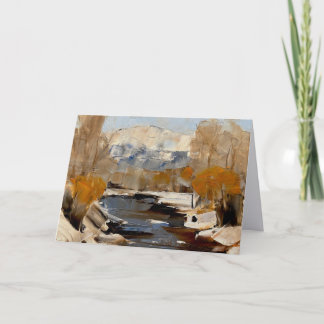 Tarjeta de 7 x 5", El río Yampa, Steamboat Spring