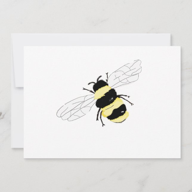 Tarjeta de abeja Bumble (Reverso)