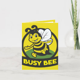 Tarjeta de abejas ocupadas Adventurer Club