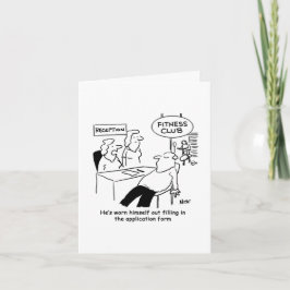 Tarjeta de abonado para gimnasio