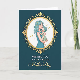 Tarjeta de Abrazo de Madres Dulces