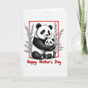 Tarjeta de abrazos de osos rayados