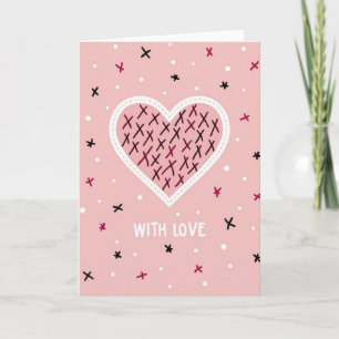Tarjeta de Abrazos y Besos Sinceros