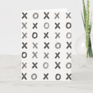 Tarjeta de abrazos y besos Xoxo