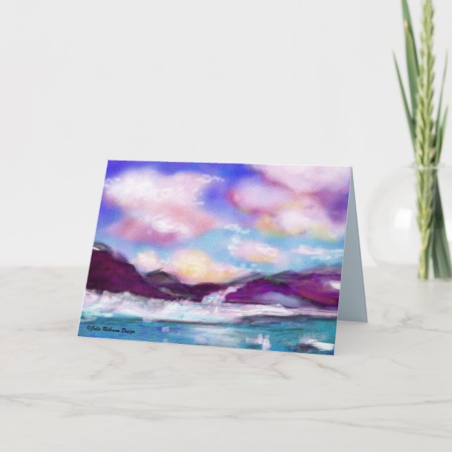 Tarjeta de Abstracción en Alaska (Anverso)