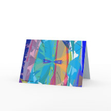 Tarjeta de abstracción en diseño