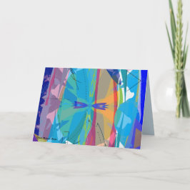 Tarjeta de abstracción en diseño
