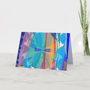Tarjeta de abstracción en diseño