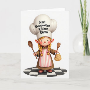 Tarjeta de Abuela Chef Dulce