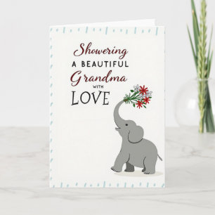 Tarjeta de Abuela Flores Dulce