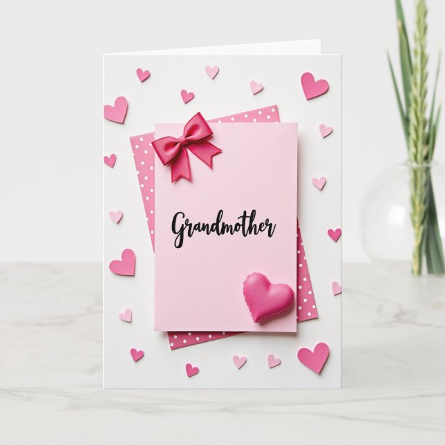 Tarjeta de Abuela Querida (Anverso)