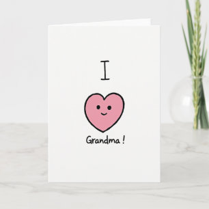 Tarjeta de Abuela Te Quiero