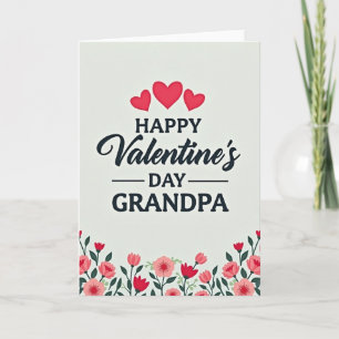 Tarjeta de Abuelo Minimalista Conmovedora