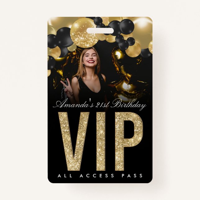 Tarjeta de acceso universal VIP de Personalizable  (Anverso)