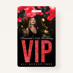 Tarjeta de acceso universal VIP de Personalizable