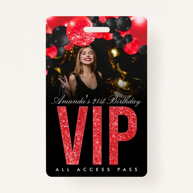 Tarjeta de acceso universal VIP de Personalizable  (Anverso)