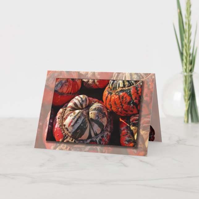 Tarjeta de Acción de Gracias (Anverso)