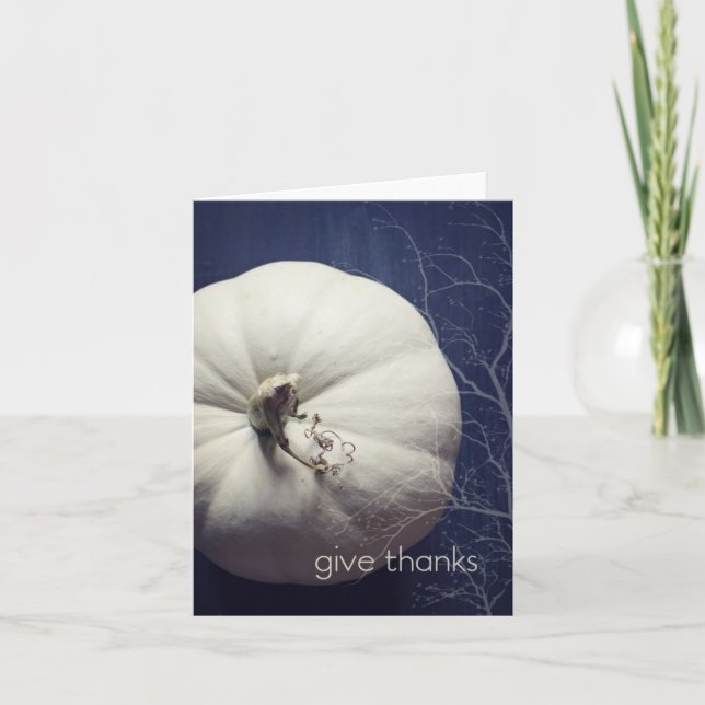 Tarjeta de Acción de Gracias (Anverso)