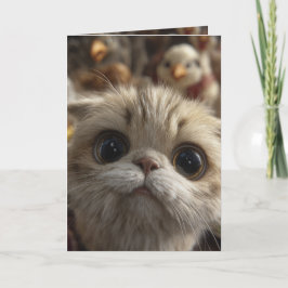 Tarjeta de Acción de Gracias Catsgiving