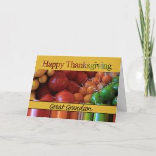 Tarjeta de Acción de Gracias de Gran Abuela