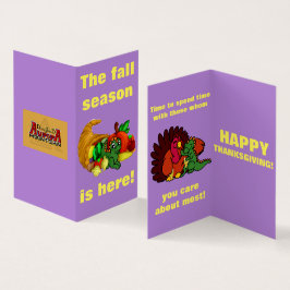 Tarjeta de Acción de Gracias Dragon Squad