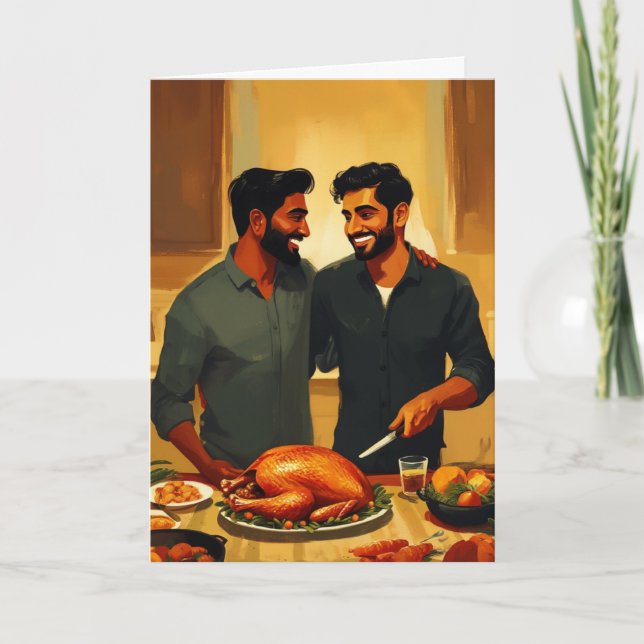 Tarjeta de Acción de Gracias Juntos (Anverso)