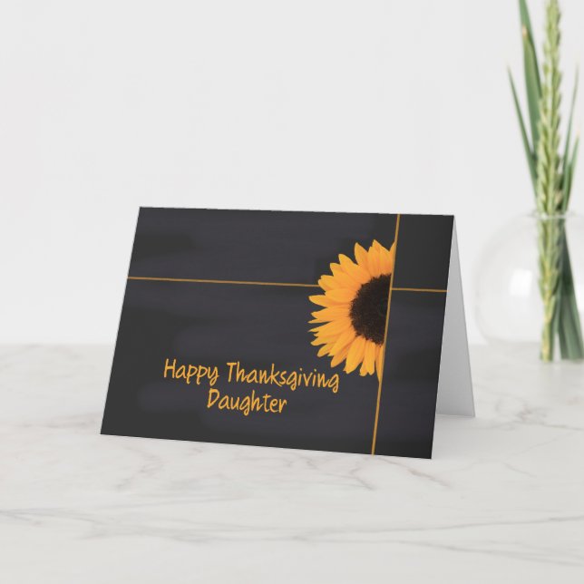 Tarjeta de Acción de Gracias para Hijas (Anverso)
