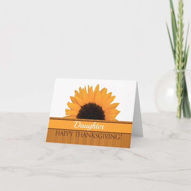 Tarjeta de Acción de Gracias para Hijas (Anverso)