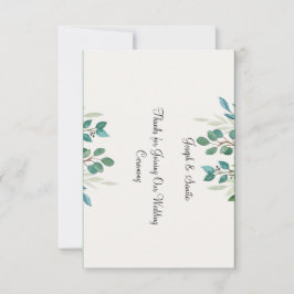 Tarjeta de Acción de Gracias plana de vegetación h