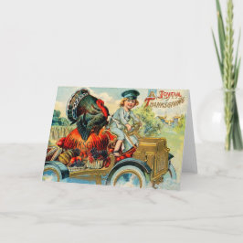 Tarjeta de Acción de Gracias Vintage