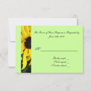 tarjeta de aceptación de boda RSVP