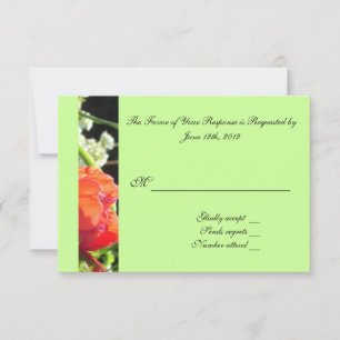 tarjeta de aceptación de boda RSVP