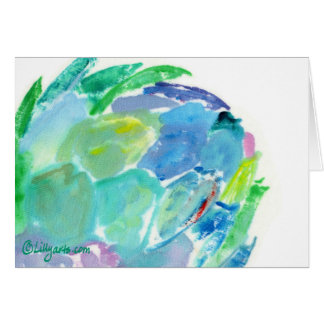 Tarjeta de acrílico de la pintura de la canción de