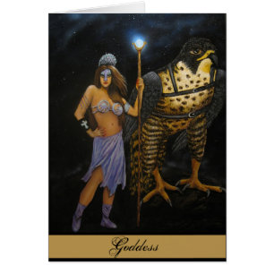 Tarjeta de acrílico de la pintura de la diosa