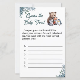 Tarjeta de actividad alimentaria para bebé con cop