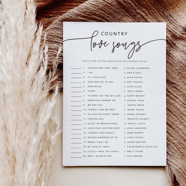 Tarjeta de actividad de juego de la ducha de novia (Subido por el creador)