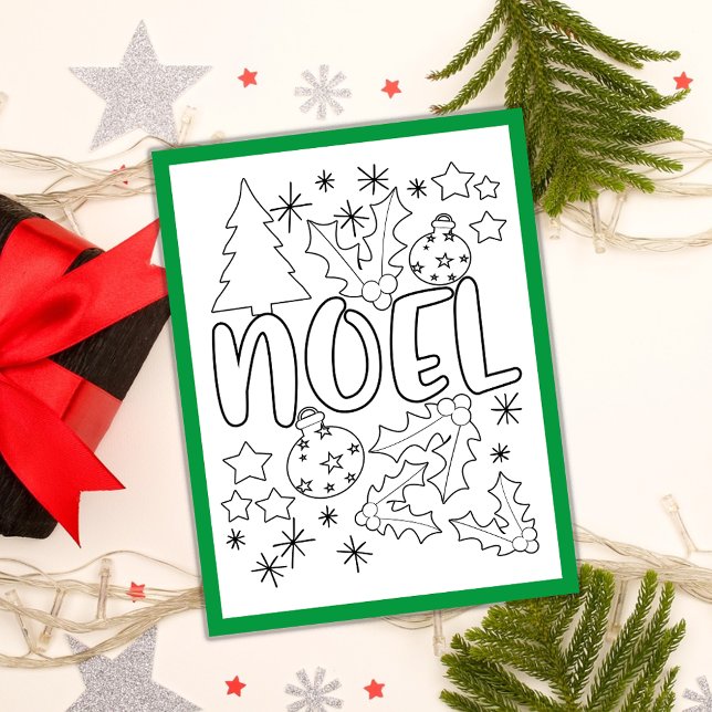 Tarjeta de actividad de Navidades de página de col (Subido por el creador)