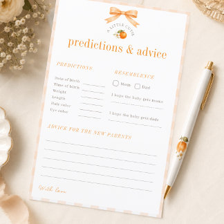 Tarjeta de actividad de predicciones y consejos de