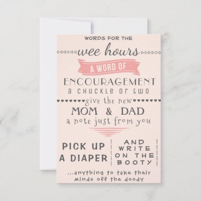 Tarjeta de actividad de Rosa y gris (Anverso)