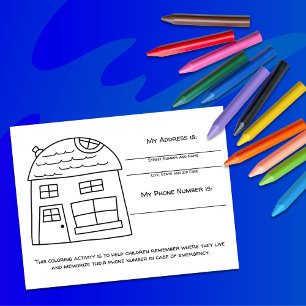 Tarjeta de actividad para niños sobre información 