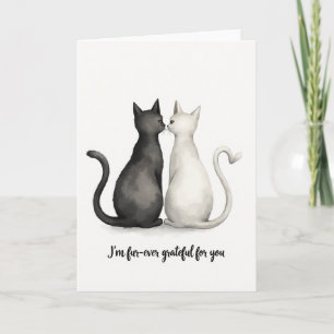 Tarjeta de Acuarela de Felino Amoroso