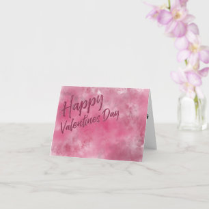 Tarjeta de acuarela del Día de San Valentín