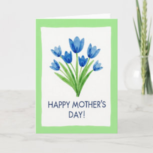 Tarjeta de Acuarela Floral de Lima