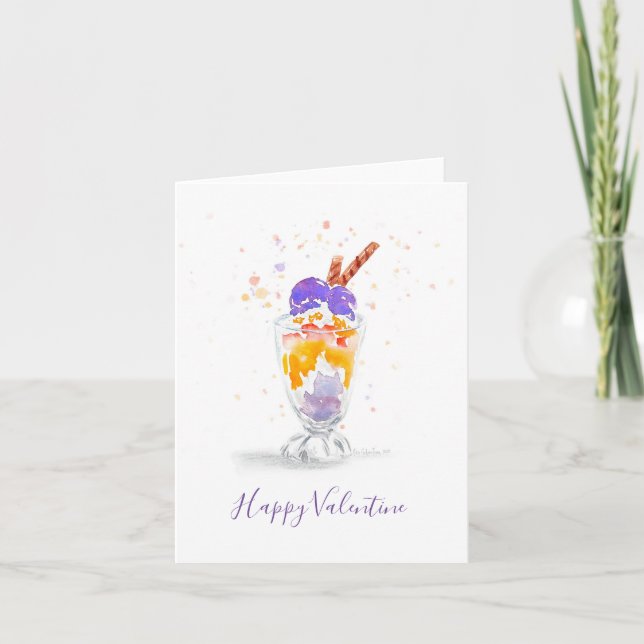 Tarjeta de acuarela Halo Filipino / Filipino (Anverso)