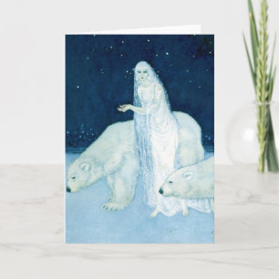 Tarjeta de acuarela Ice Maiden Bella Artes