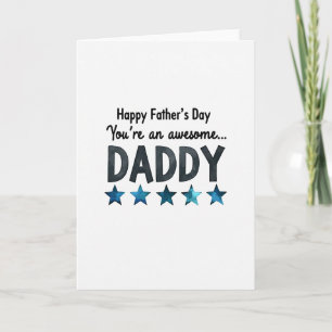 Tarjeta de Acuarela Papá Increíble