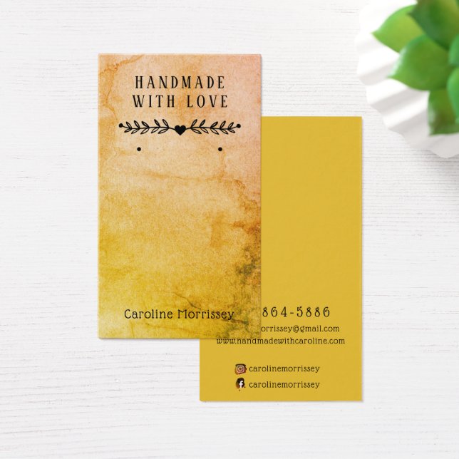 Tarjeta de Acuarela para Exposición de Joyas y Pen (Escritorio)