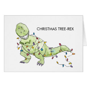 Tarjeta de acuarela para Navidades divertidos de n