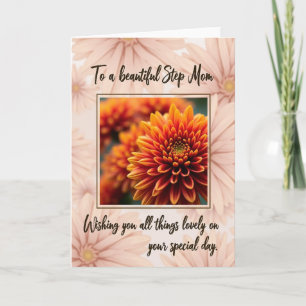 Tarjeta de Admiración Floral de Lunares